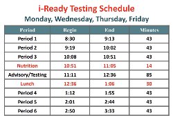Advisory Schedule